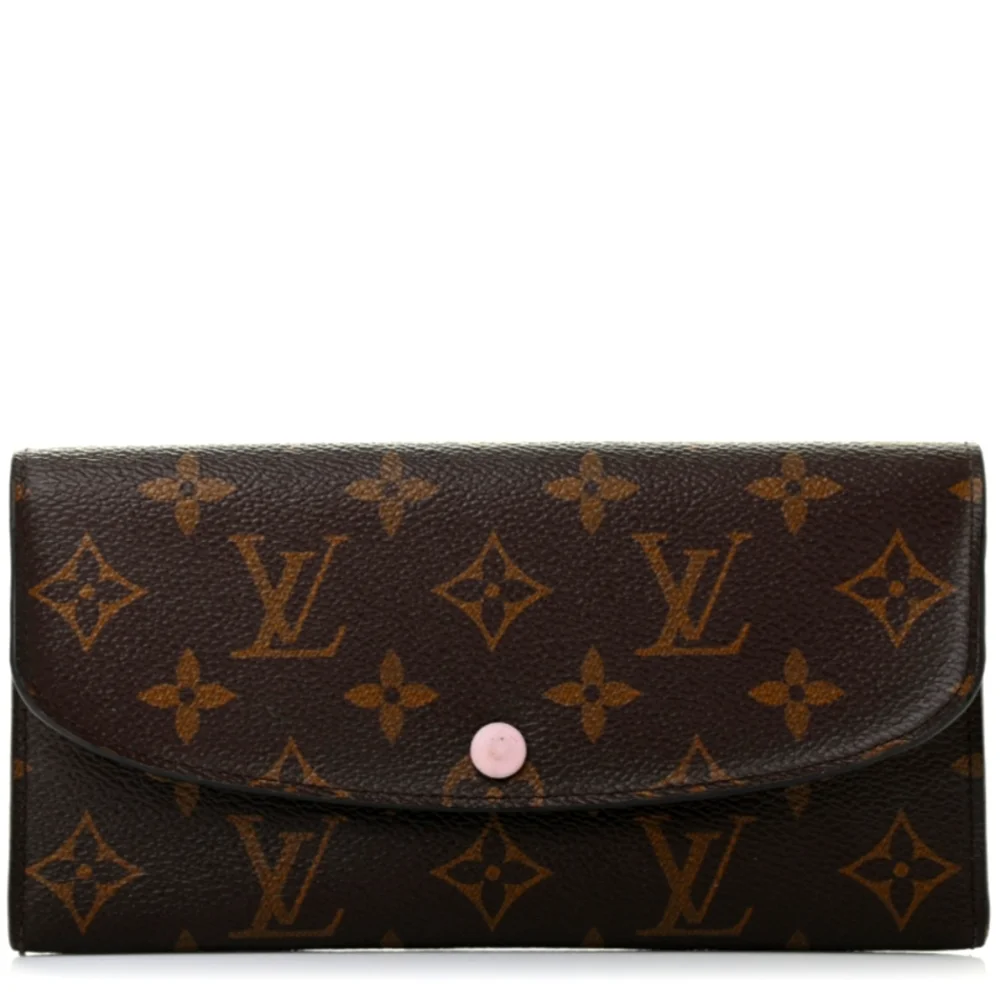 🎉LOUIS VUITTON Monogram Rose Ballerine Emilie Wallet! Comes with dust bag!💓